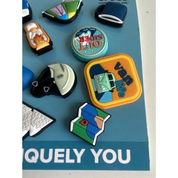 10 Pack Crocs Jibbitz Outsider Van Camp Life NEW - Picture 4 of 7